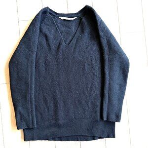 Athleta V-neck Swetaer Women Small Black